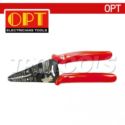 LY-5221 คีมตัด ปอก ย้ำสาย เครื่องมืออเนกประสงค์ (1-2.6 MM² / 18-10 AWG) OPT