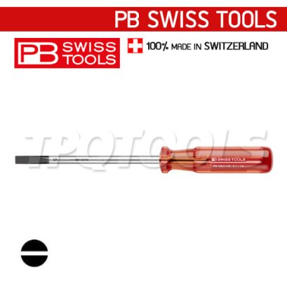 PB106-2-110 ไขควงปากแบนด้ามแดงคลาสสิค DIA. 4 x 205 มม. PB SWISS TOOLS