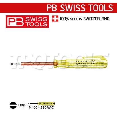 PB175-0-60LED ไขควงลองไฟ 110-250V รุ่นมีไฟ PB SWISS TOOLS