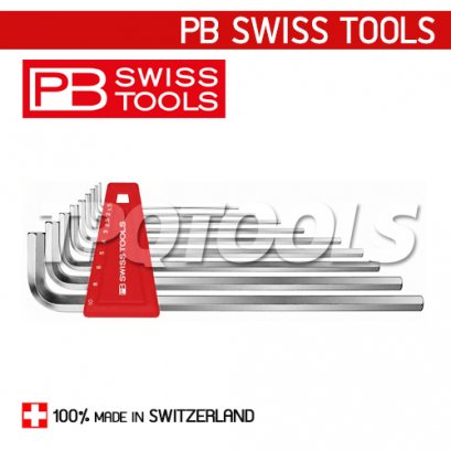 PB211H10 ชุดประแจหกเหลี่ยมยาวชุด 1.5-10 มม. (9 ตัว/ชุด) #211H10