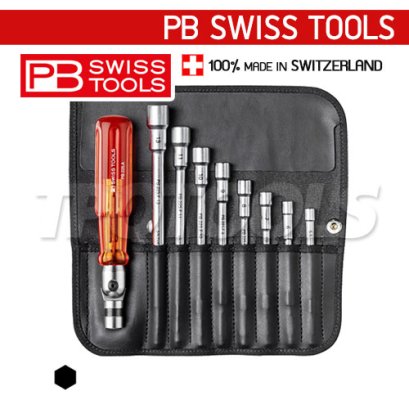 PB226 ชุดไขควงบล็อก 9 ตัว (รวมด้าม) PB SWISS TOOLS