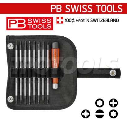 PB515 ไขควงชุด Telescopic แบบถอดเปลี่ยนได้ PB SWISS TOOLS