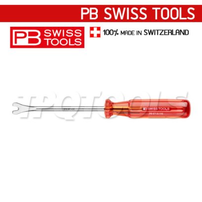 PB671.6-110 เหล็กงัดกิ๊ปด้ามไขควง ความยาวแกน 110 มม. ยาวทั้งตัว 215 มม. PB SWISS TOOLS