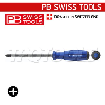 PB8190-3-150BL (PB8190RB) ไขควงปากแฉกด้าม SWISSGRIP เบอร์ 3x150x270 มม. PB SWISS TOOLS