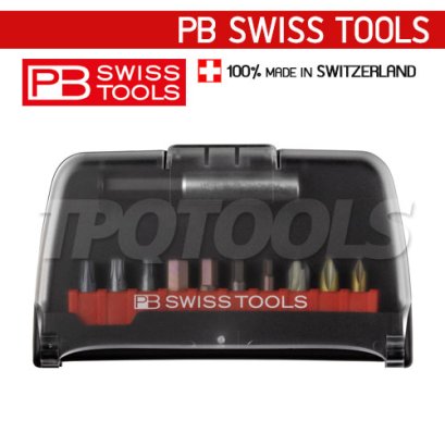PBC6985 ชุดหัวไขควง 10 ตัวชุด พร้อมกล่อง PB SWISS TOOLS
