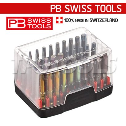 PBE6990 ชุดหัวไขควง 30 ตัวชุด พร้อมกล่อง PB SWISS TOOLS