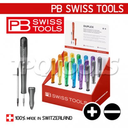 PB168-00 (EDITION) BLACK ไขควงสลับแบน-แฉกด้ามปากกา เบอร์ 00 ด้ามสีดำ