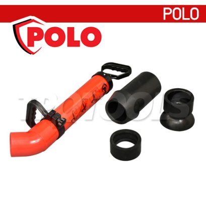 POLO เครื่องล้างท่ออัดแรงดัน รุ่น D-10A หัวปั๊ม 4 หัว เหมาะกับใช้ทำความสะอาดท่อน้ำภายในบ้าน สีแดง (โปโล)