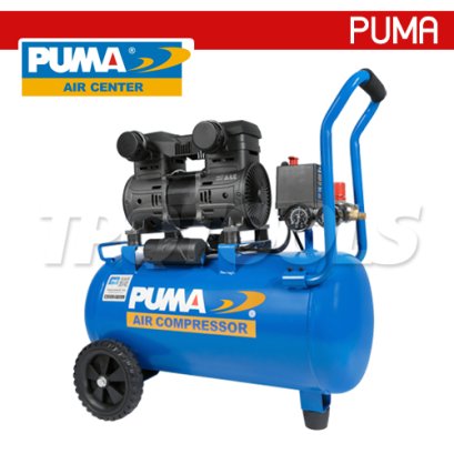 FORCE-35 ปั๊มลมไร้น้ำมันพูม่า (ออยล์ฟรี) OIL-FREE ความจุถัง 35 ลิตร 1450W มอเตอร์ทองแดง รอบมอเตอร์ 2850 RPM พูม่า PUMA