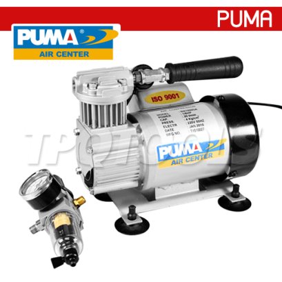 MA1000GA ปั๊มลมแอร์บัสพูม่า AIR BRUSH ขนาด 2 HP ปริมาณลม 20 ลิตร/นาที 220V พูม่า PUMA