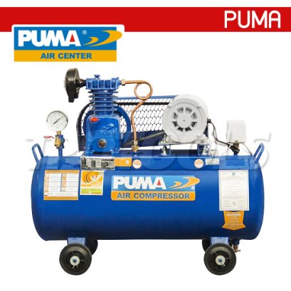 PP1-PPM220V ปั๊มลมพูม่าระบบสายพาน 1/4 แรงม้า 220V 1 ลูกสูบ ถังลมจุ 36 ลิตร ปริมาณลม 55.8 ลิตร/นาที พูม่า PUMA