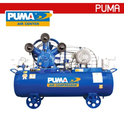 PP310A-PPM380V ปั๊มลมพูม่าระบบสายพาน 10 แรงม้า 380V 3 ลูกสูบ ถังลมจุ 260 ลิตร ปริมาณลม 1780 ลิตร/นาที พูม่า PUMA
