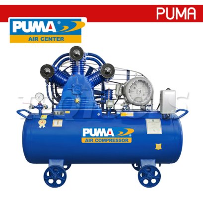 PP315A-PPM380V ปั๊มลมพูม่าระบบสายพาน 15 แรงม้า 380V 3 ลูกสูบ ถังลมจุ 315 ลิตร ปริมาณลม 2850 ลิตร/นาที พูม่า PUMA