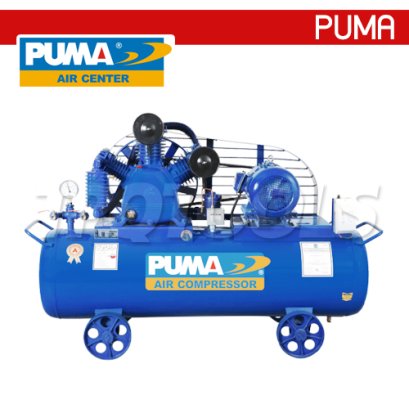 TPP-100 ปั๊มลมพูม่าแรงดันสูง TWO-STAGE ขนาด 10 แรง ถังลม 315 ลิตร 3 ลูกสูบ ปริมาณลม 1253.70 ลิตร/นาที พูม่า PUMA