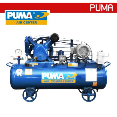 TPP-30 ปั๊มลมพูม่าแรงดันสูง TWO-STAGE ขนาด 3 แรง ถังลม 165 ลิตร 2 ลูกสูบ ปริมาณลม 340 ลิตร/นาที พูม่า PUMA