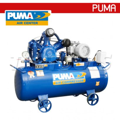 TPP-50P ปั๊มลมพูม่าแรงดันสูง TWO-STAGE ขนาด 5 แรง ถังลม 315 ลิตร 3 ลูกสูบ ปริมาณลม 651 ลิตร/นาที พูม่า PUMA
