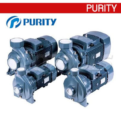 "PURITY" PC625A ปั๊มน้ำหอยโข่งใบพัดเดียว ท่อเข้าออก 4 นิ้ว 10 แรง 380V ใบพัดเหล็กหล่อ