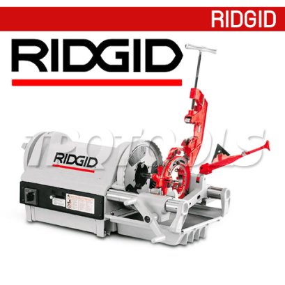 RIDGID เครื่องต๊าปเกลียวไฟฟ้า 1/2&quot;-4&quot; BSPT เกลียวประปา รุ่น 1224/29863 ริดยิท