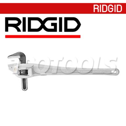 RIDGID 31120 ปากกาจับท่อปากเฉียง จับท่อ 2 นิ้ว / 50 มม. ความยาวประแจ 14 นิ้ว ด้ามอลูมิเนียมสีเทา ริทยิท