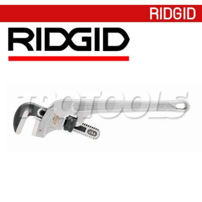 RIDGID E924 (90127) ประแจจับท่อปากคัง 24 นิ้ว / 600 มม. จับท่อ 3&quot; (80 มม.) ด้ามอลูมิเนียม (ด้ามสีเทา) ริดยิท