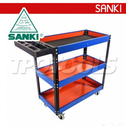 ST-35B รถเข็นเครื่องมือช่างถาดเหล็ก ไม่มีลิ้นชัก SANKI