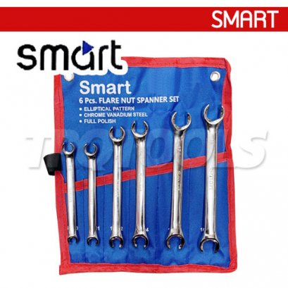 G-SM-HW06 ชุดประแจแหวนผ่า 4 ตัวชุด (8-18 มม.) SMART