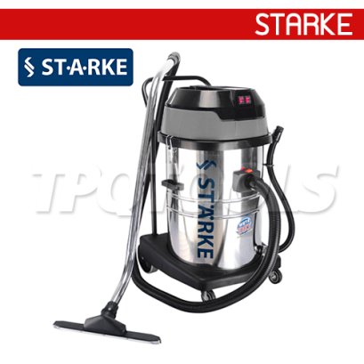 SK-570 (570) เครื่องดูดฝุ่น-ดูดน้ำอุตสาหกรรม 70 ลิตร 2000 วัตต์ (2 มอเตอร์ + 1000W/220V) STARKE เหมาะสำหรับงานเบา-งานหนัก