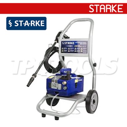 SK-610 + รถเข็น เครื่องฉีดน้ำแรงดันสูง 130 บาร์ 2.2 กิโลวัตต์ / 3 แรงม้า INDUCTION 230V / 50 เฮิรตช์ พร้อมรถเข็น STARKE