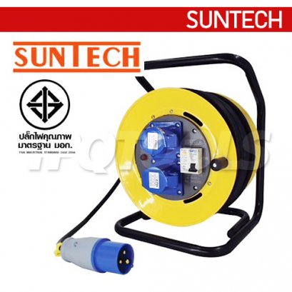 BCP2530 (16A) ล้อเก็บสายไฟอุตสาหกรรม มาตรฐาน มอก. สายไฟ 30 ม. 2.5 sq.mm.