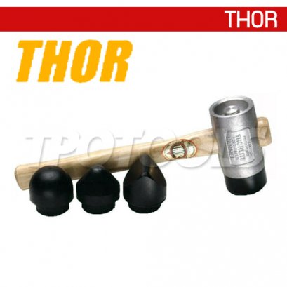 09-620 ค้อนยางชุดด้ามไม้ 3 ปอนด์ THOR Thorlite Soft Faced Hammer Set