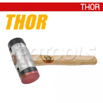 09-J612 ค้อนยางด้ามไม้ 10 ออนซ์ THOR Junior Thorlite Rubber Hammer