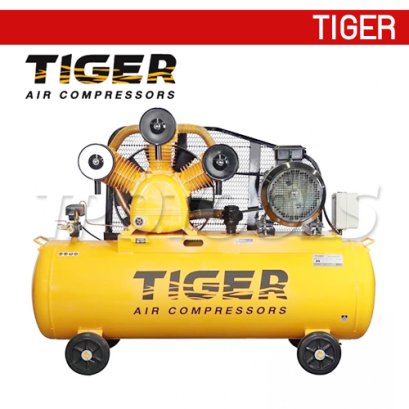 TGA315-340M ปั๊มลมสายพาน ถังลม 340 ลิตร 15 HP มอเตอร์ 15 HP 380V ไทเกอร์ TIGER