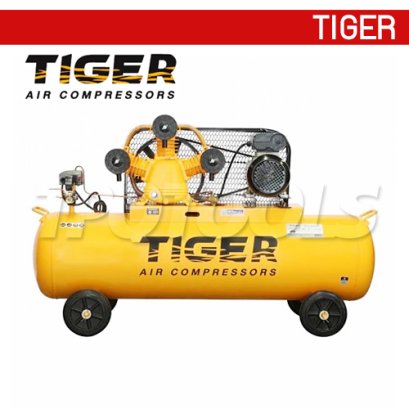 TGA33-150M ปั๊มลมสายพาน ถังลม 150 ลิตร 3 HP มอเตอร์ 4 HP 220V ไทเกอร์ TIGER