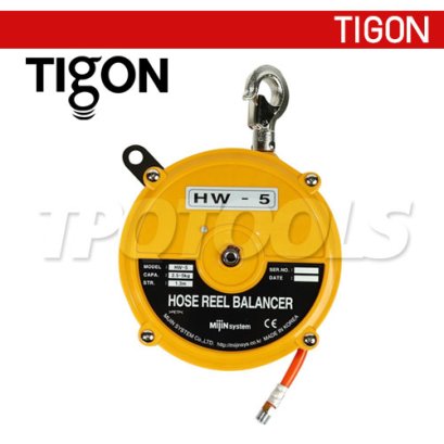 HW-5 รอกสปริงแบบสายลม ความสามารถยก 3.0-5.0 กก. ขนาดสายลม 6.5/10 มม. "TIGON" มาตรฐานสากลจากประเทศเกาหลี