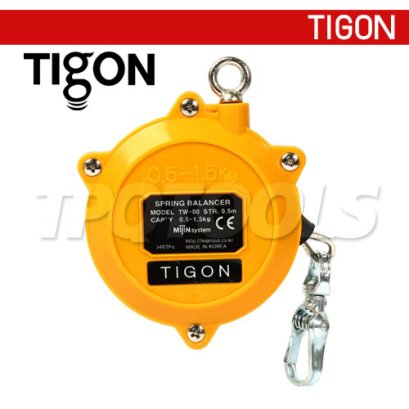 TW-00 รอกแขวนแบบสปริง ยกได้ 0.5-1.5 กก. ระยะยก 0.5 ม. "TIGON" มาตรฐานสากลจากประเทศเกาหลี