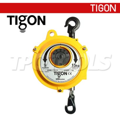TW-15 รอกแขวนแบบสปริง ยกได้ 9.0-15.0 กก. ระยะยก 1.3 ม. "TIGON" มาตรฐานสากลจากประเทศเกาหลี