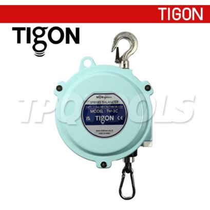 TIGON รอกแขวนแบบสปริง รุ่น TW-3C รับน้ำหนักได้ 1-3 กก. ช่วงดึงใช้งาน 1.7 ม. บาลานเซอร์คุณภาพสูง ผลิตจากเกาหลี (ไทกอน)