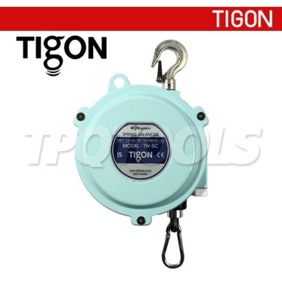 TIGON รอกแขวนแบบสปริง รุ่น TW-5C รับน้ำหนักได้ 2.5-5 กก. ช่วงดึงใช้งาน 1.7 ม. บาลานเซอร์คุณภาพสูง ผลิตจากเกาหลี (ไทกอน)