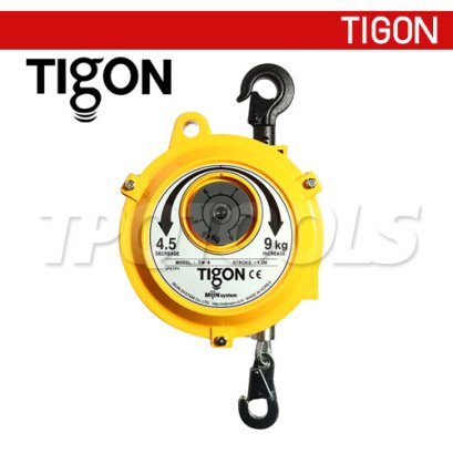 TW-9 รอกแขวนแบบสปริง ยกได้ 4.5-9.0 กก. ระยะยก 1.3 ม. "TIGON" มาตรฐานสากลจากประเทศเกาหลี