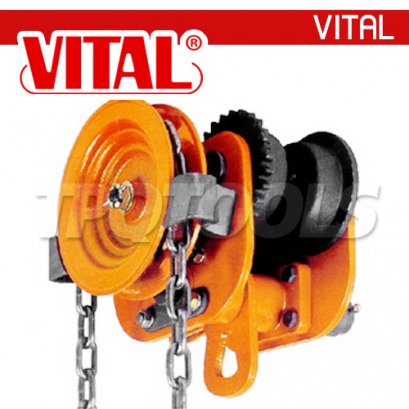 AG-90 (10 ตัน) รอกวิ่งบนราง I-Beam ชนิดมีเกียร์ VITAL GEARED TROLLEY รุ่น AG (ญี่ปุ่น)