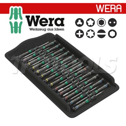 05134000001 WERA ชุดไขควงงานอิเล็กโทรนิกส์ 25 ชิ้น (เวร่า)