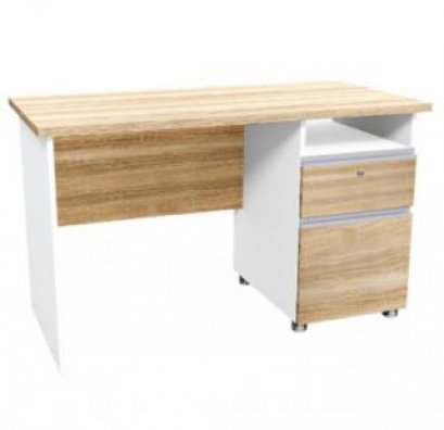 โต๊ะทำงานไม้ตู้ลิ้นชักขวา