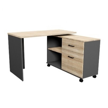 โต๊ะทำงาน พร้อมตู้ข้าง