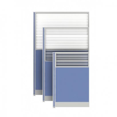 พาร์ทิชั่นครึ่งกระจกขัดลาย