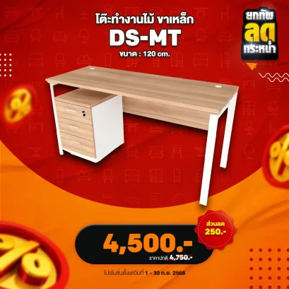 โต๊ะทำงานขาเหล็ก DS-MT
