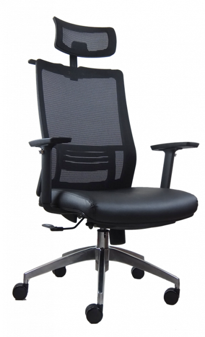 เก้าอี้ผู้บริหารตาข่าย เบาะหนัง