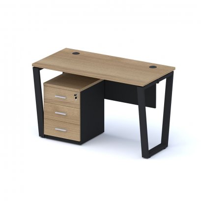 โต๊ะทำงานขาเหล็ก