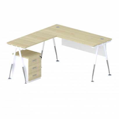 โต๊ะทำงานตัวแอล