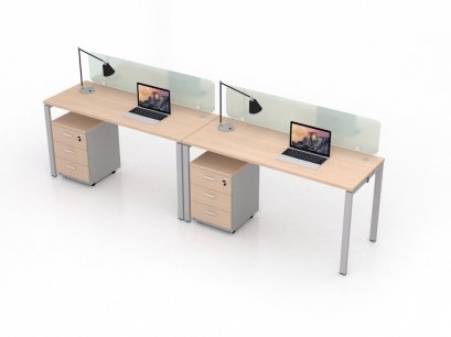 โต๊ะทำงานกลุ่ม 2 ที่นั่ง