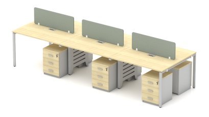 โต๊ะทำงานกลุ่ม 6 ที่นั่ง